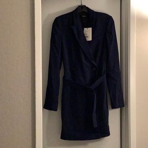 NWT THEORY Navy Blue Blazer Dress - size 4